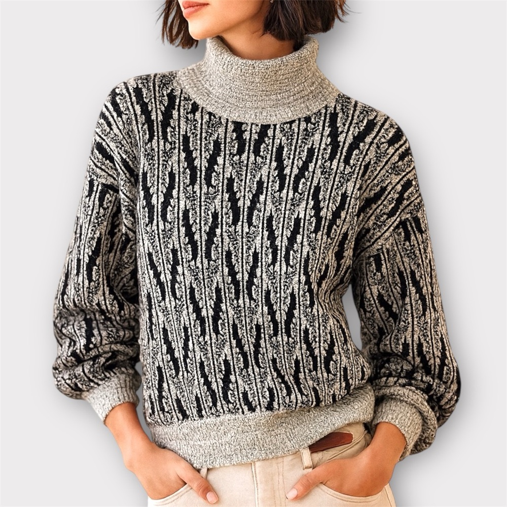 Marella 80s Vintage Wool-Blend Sweater